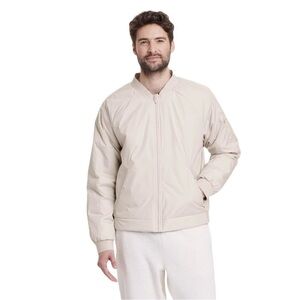 All In Motion Zip Up Varsity Men’s Jacket Beige XXL